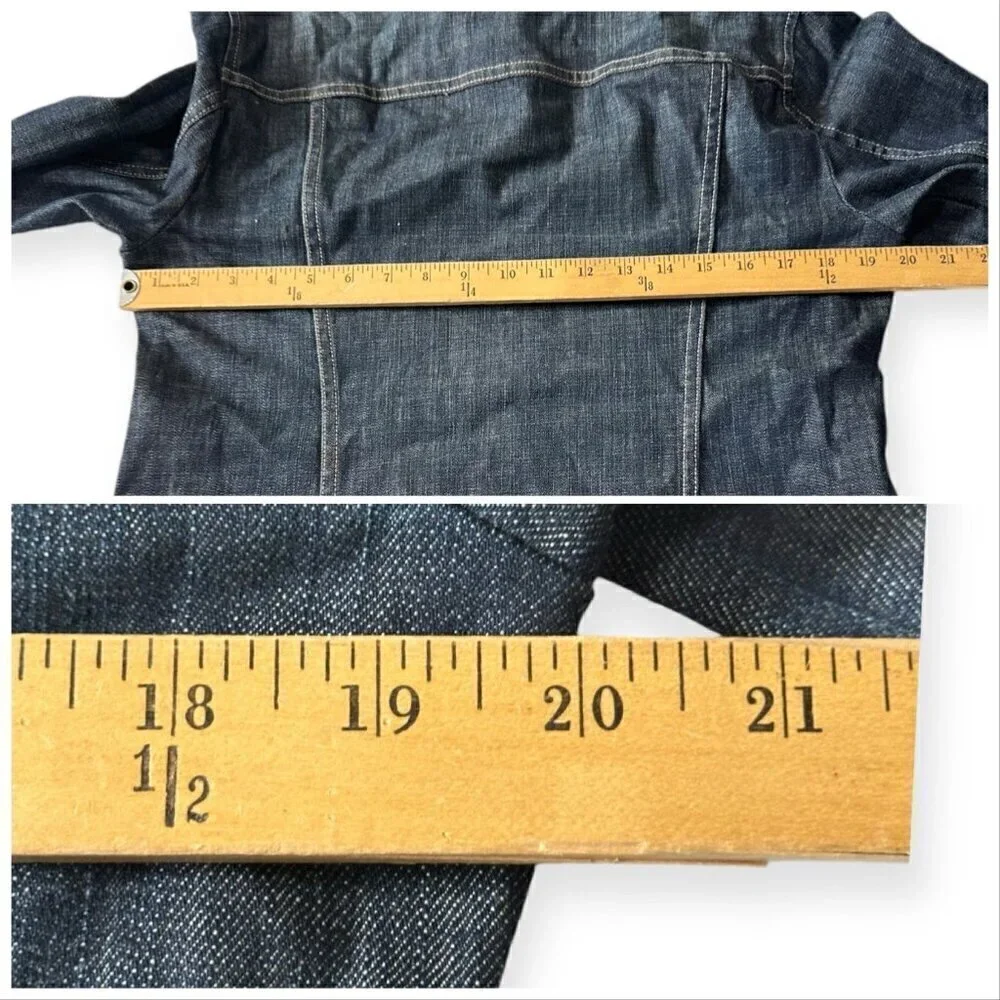 GAP Limited Edition Blue Denim Jean Jacket, Size L - Picture 11 of 12